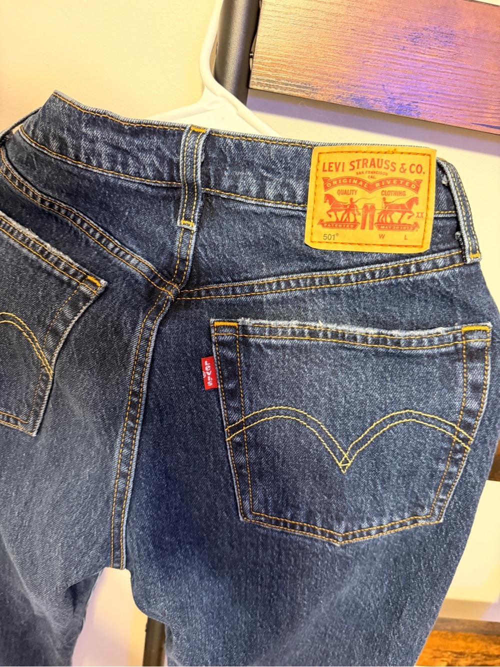 Levi's Women's 501 Dark Denim Jeans